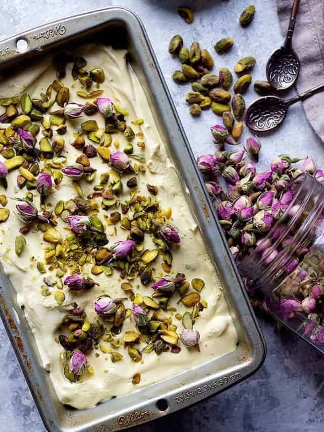 Persian Saffron Ice Cream Story