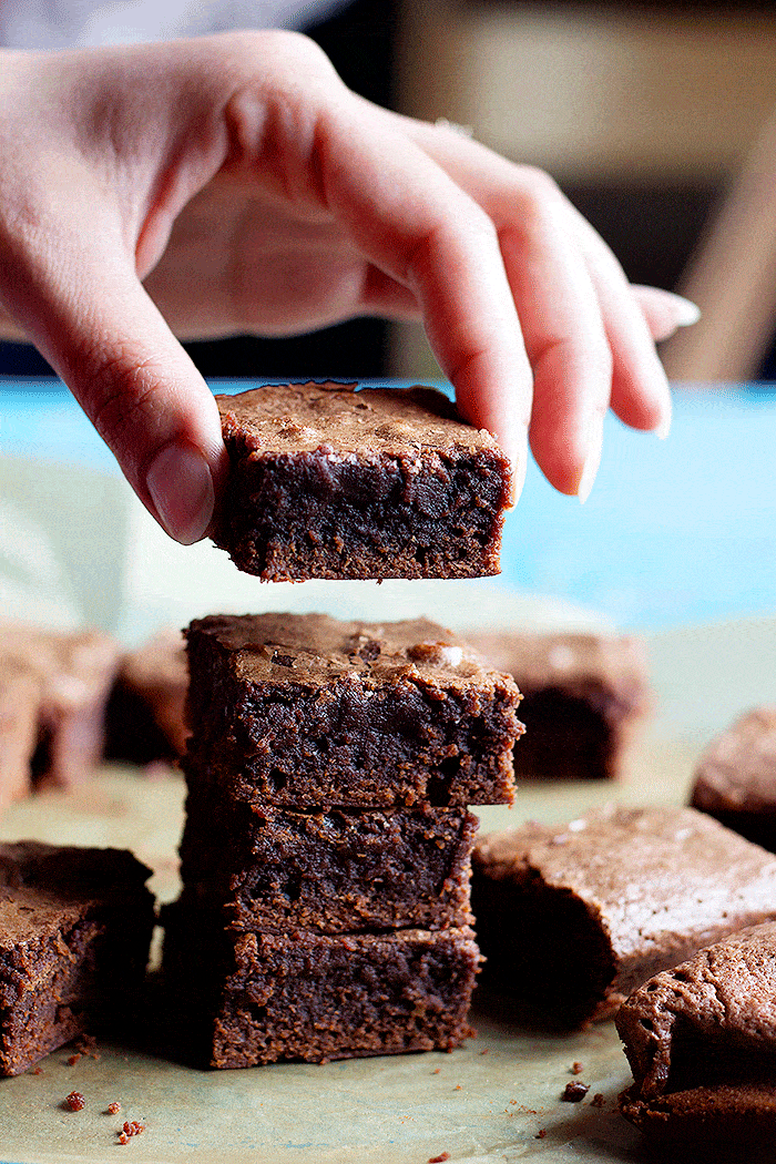 Fudgy nutella brownies recipe is very simple and easy to make. 