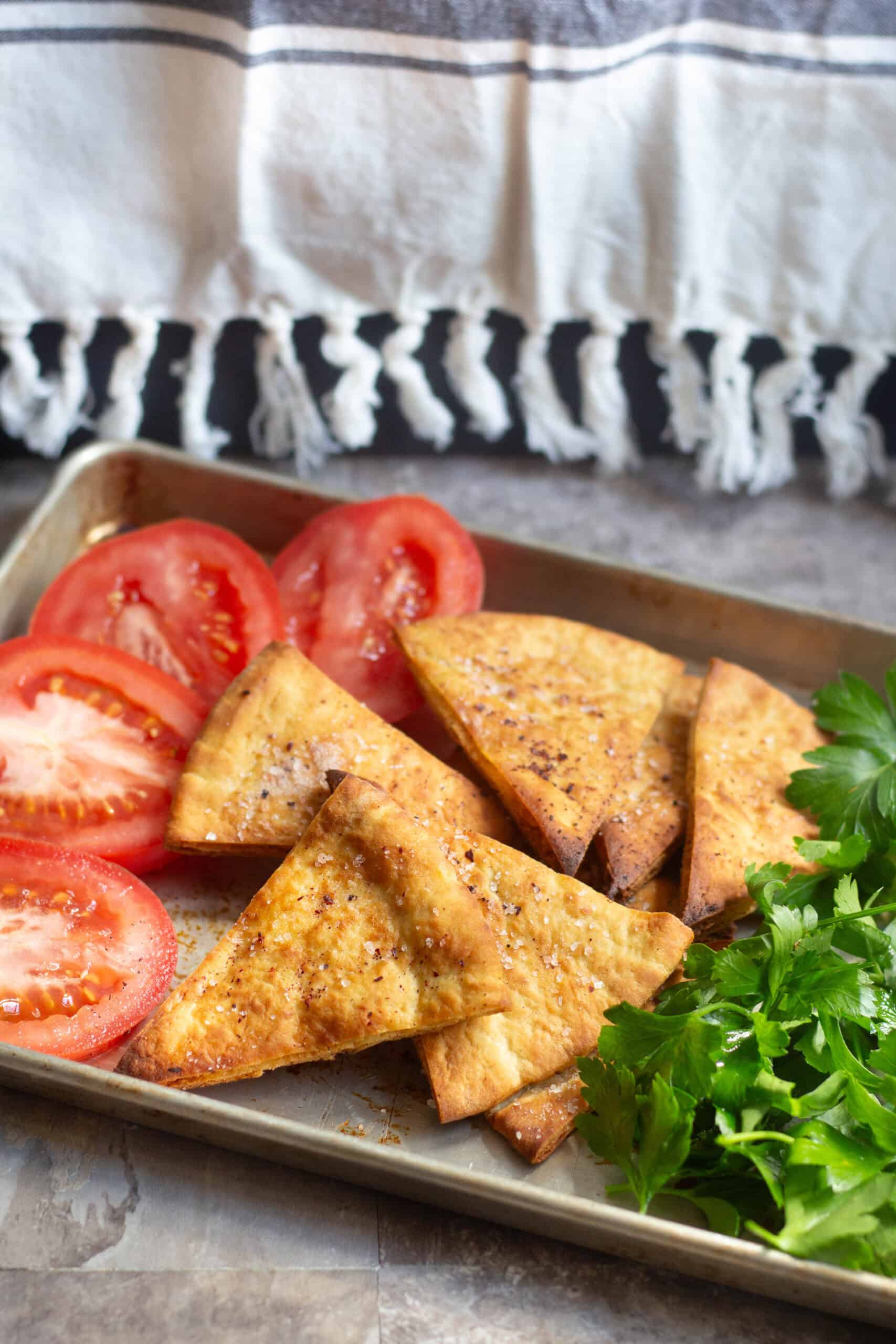 This pita chips recipe is easy to follow and makes delicious chips!