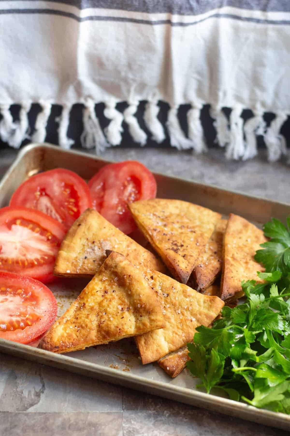 This pita chips recipe is easy to follow and makes delicious chips! 