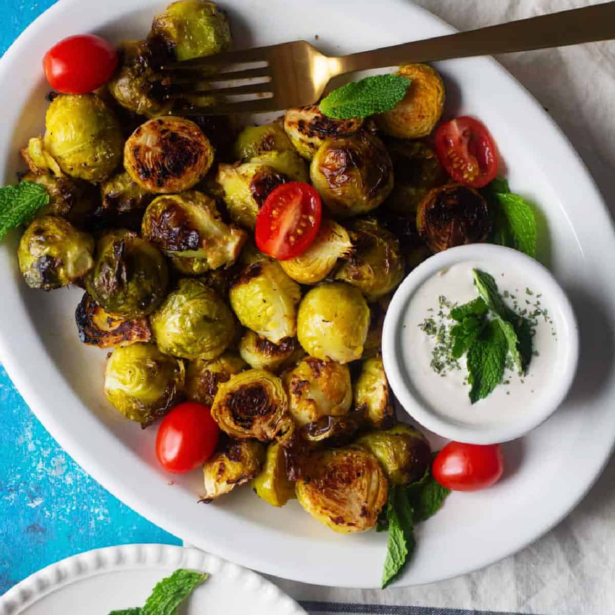 Roasted brussels sprouts. 