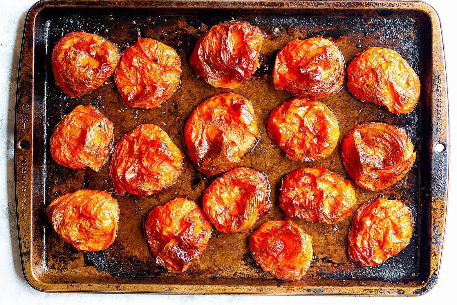 Easy Oven Roasted Tomatoes Recipe (Video) • Unicorns in the Kitchen
