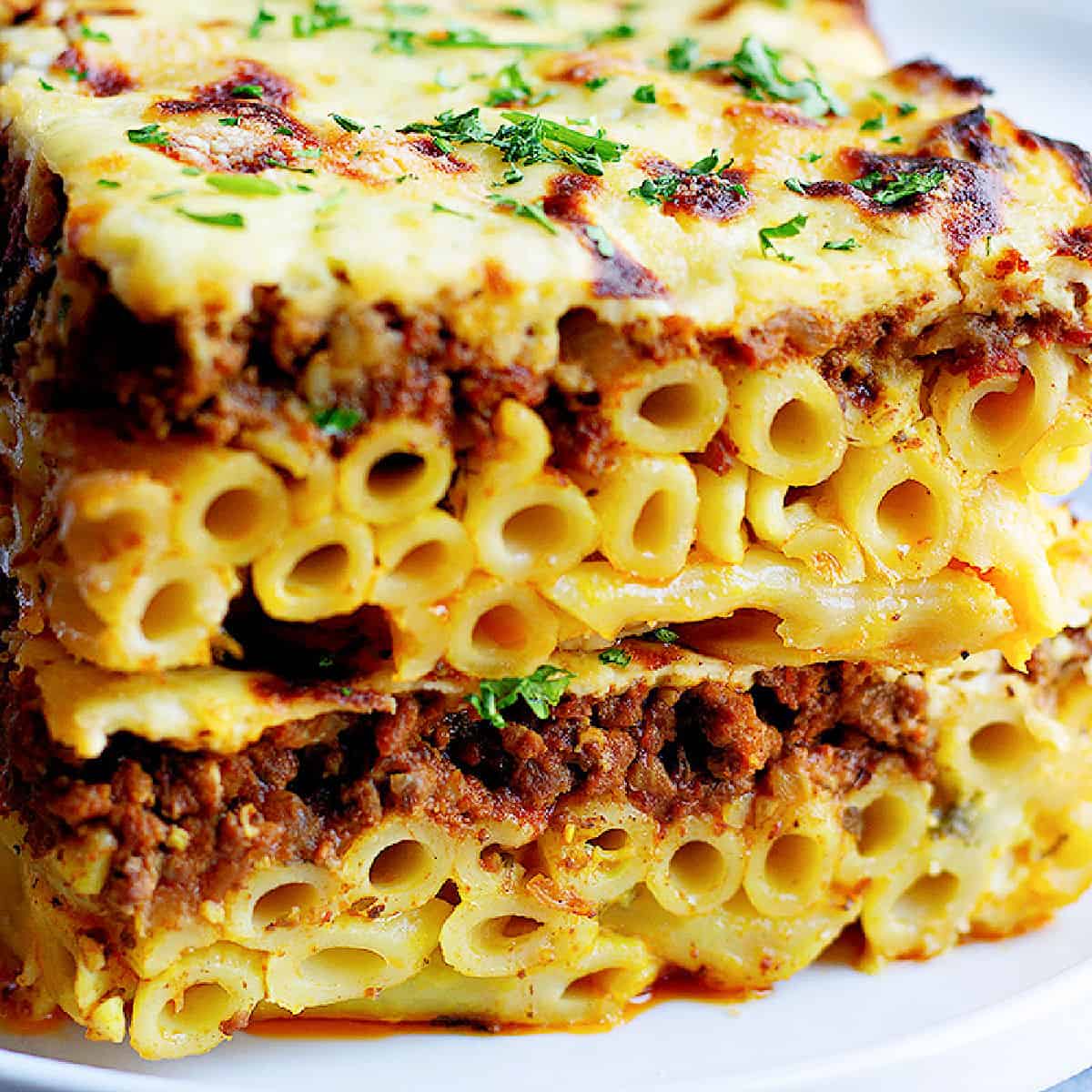 Easy Greek Pastitsio Recipe