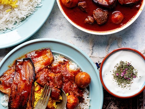 Khoresh bademjan top instant pot
