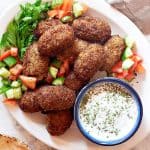 kibbeh on a plate.