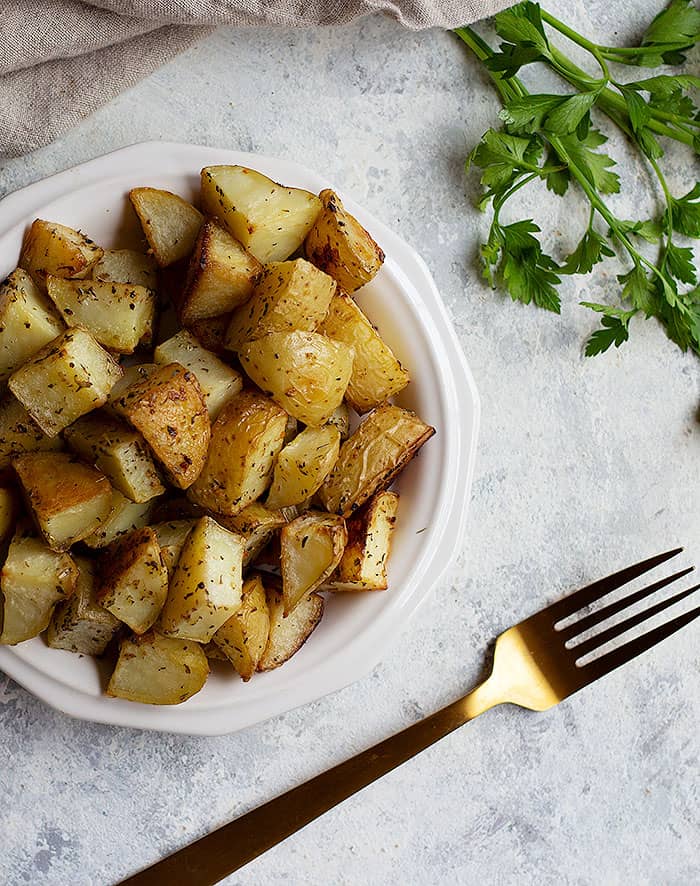 This oven roasted potatoes recipe is a keeper. 