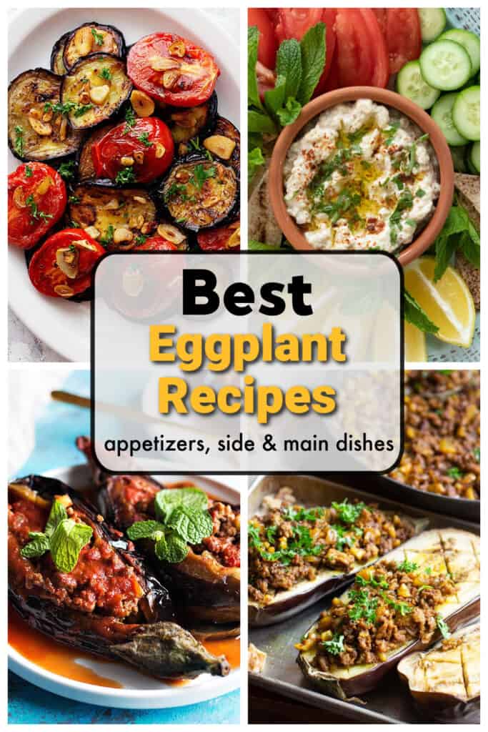 A collection of eggplant recipes from appetizers to side and main dishes.