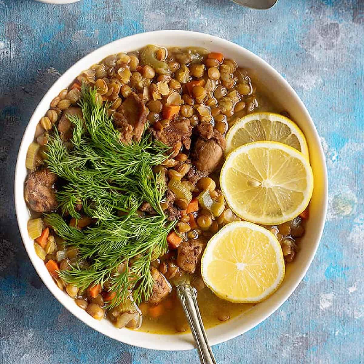 Adasi Persian Lentil Soup Recipe • Unicorns in the Kitchen