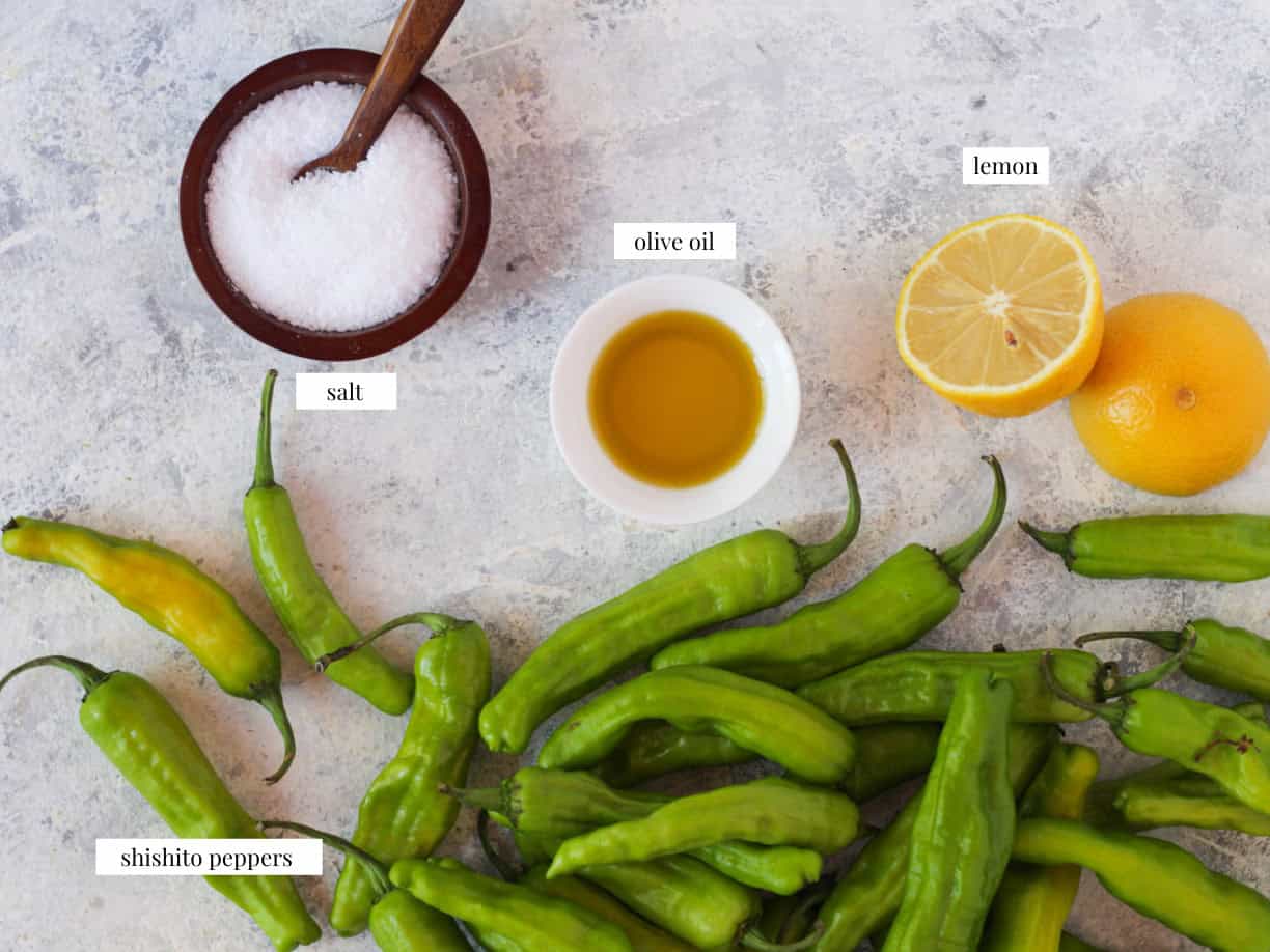 Shishito Peppers Ingredients