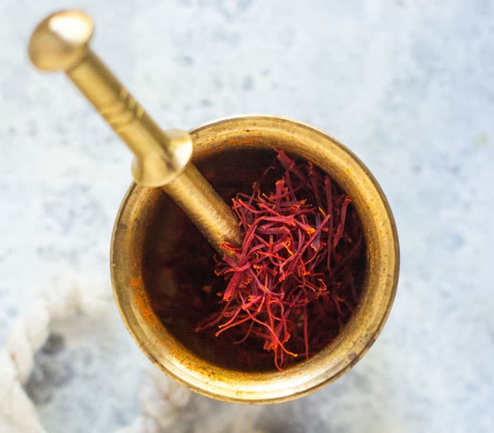 Saffron is an important item in Persian cooking.