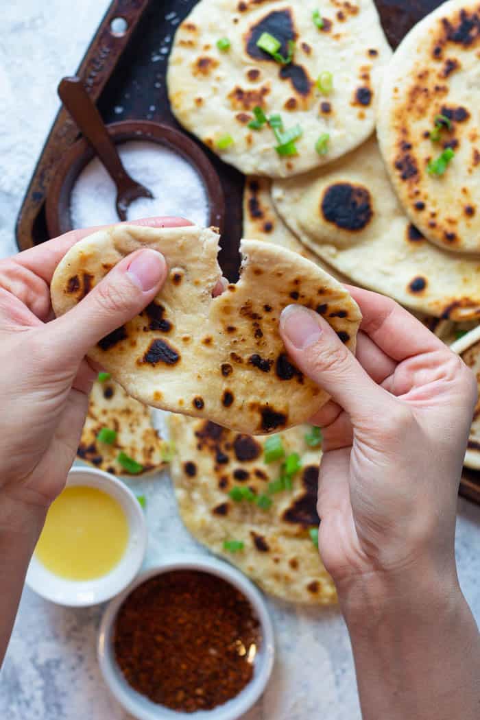 This bread is simple and so versatile. Have it as a side or with dips.