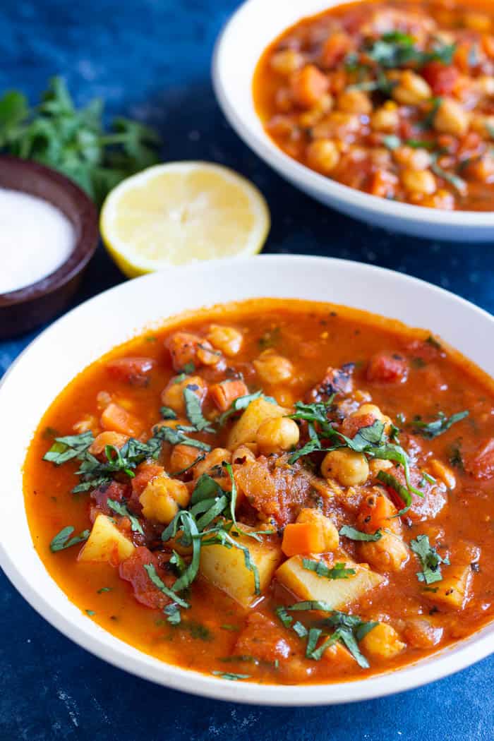 Featured image of post Steps to Prepare Vegan Moroccan Chickpea Stew Recipe