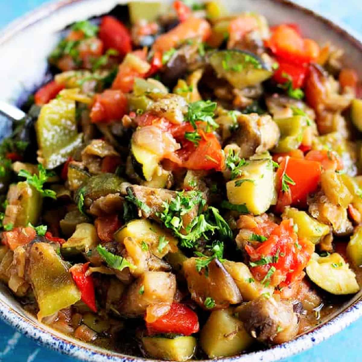 Ratatouille is a hearty and healthy French dish that's packed with flavor. This recipe is made with hearty summer vegetables that you may already have on hand.