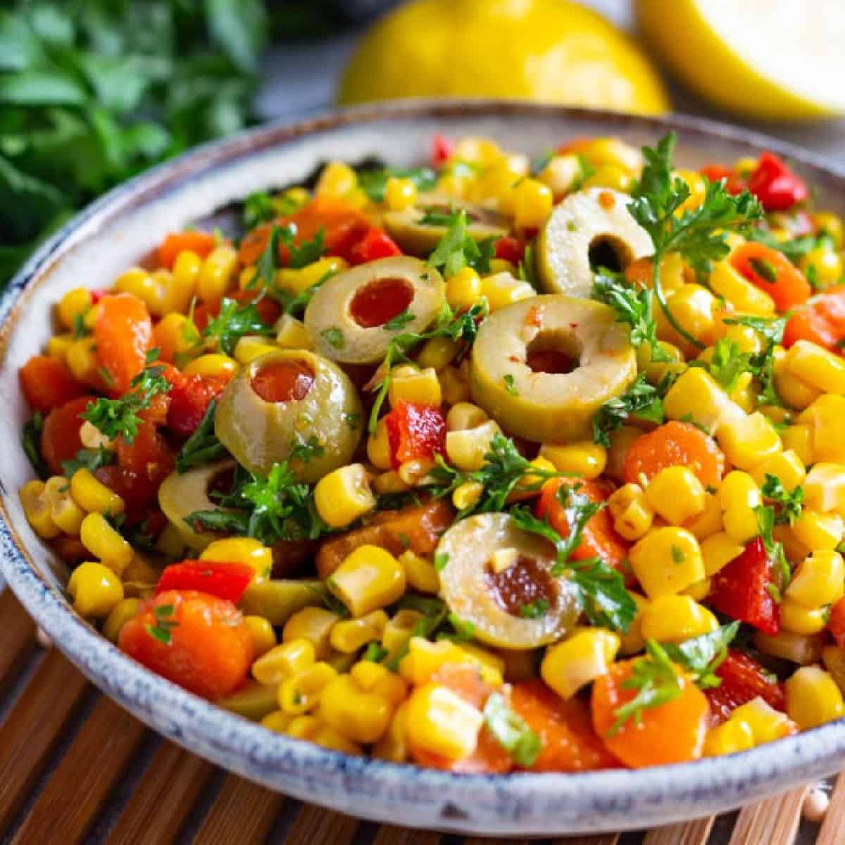 Mediterranean Corn Salad Recipe-image