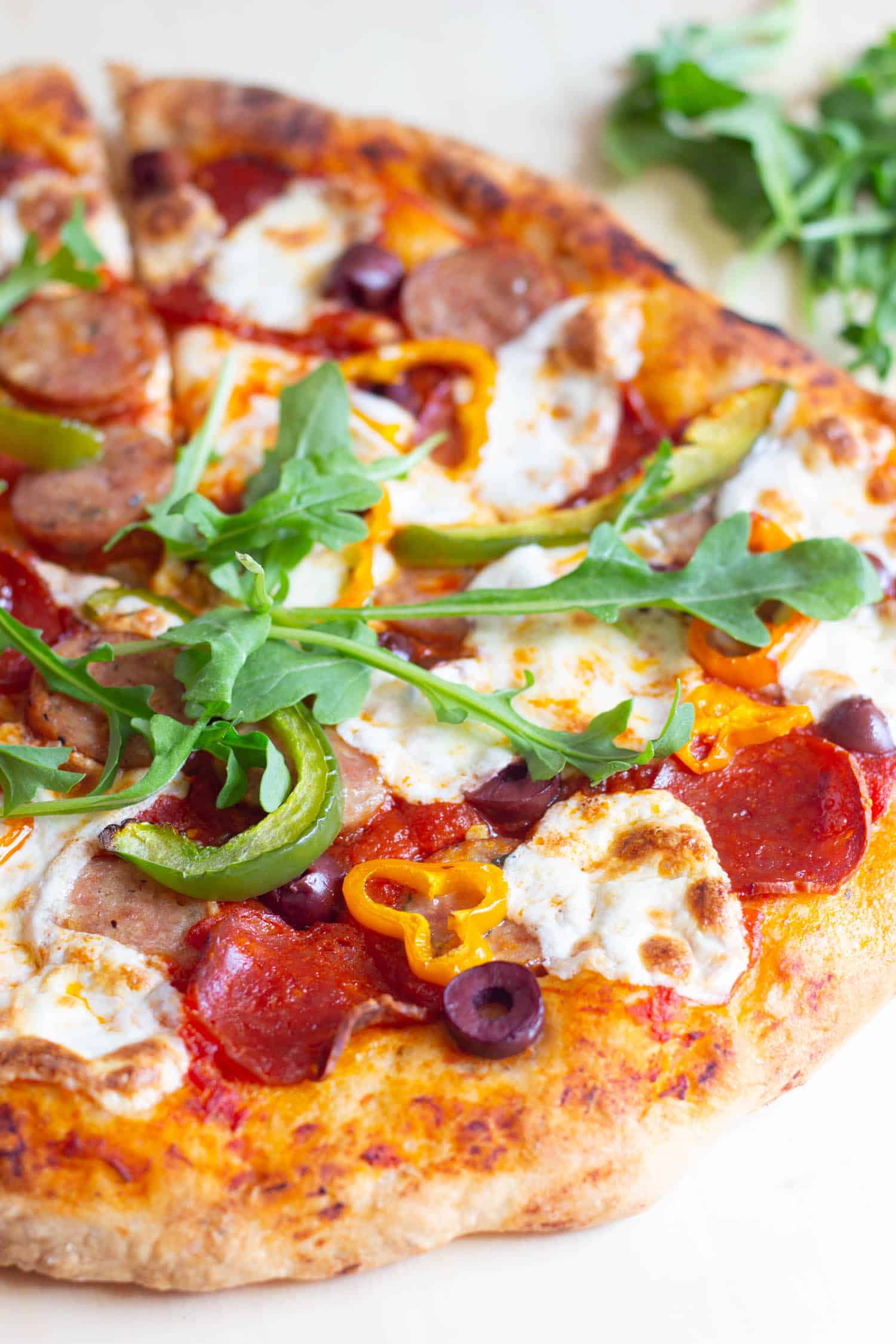 How to make at home pizza bar with your favorite toppings. 