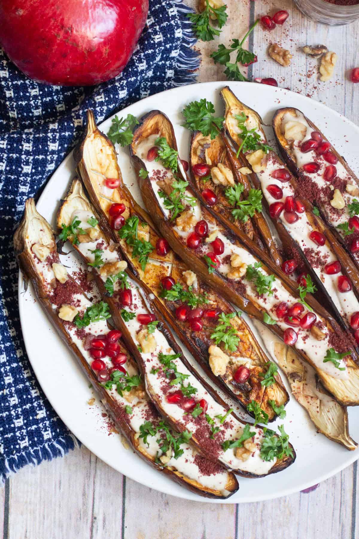 This middle eastern eggplant recipe is easy to follow and has amazing flavors. 