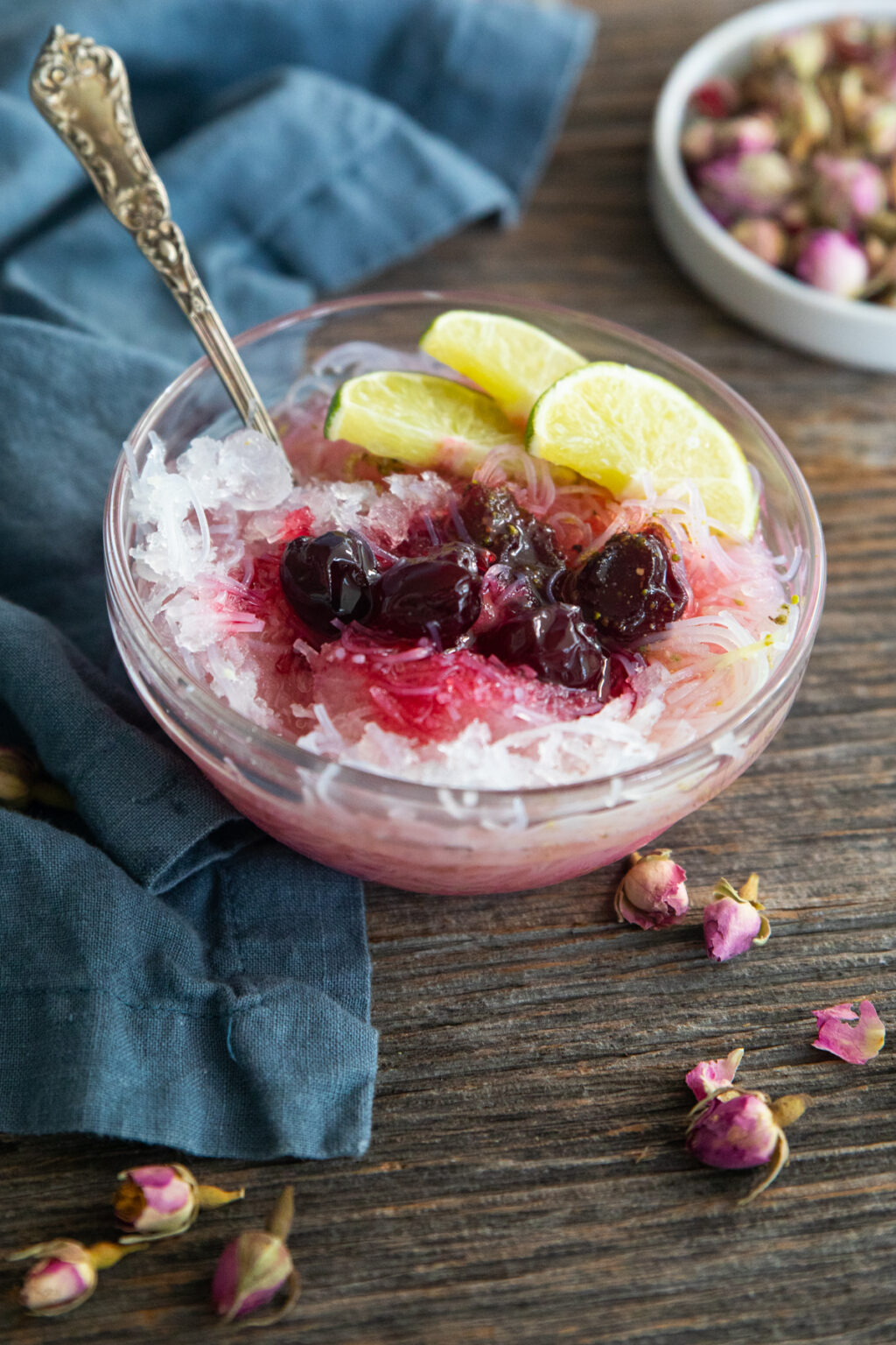 Faloodeh Persian Rose And Lime Granita Unicorns In The Kitchen