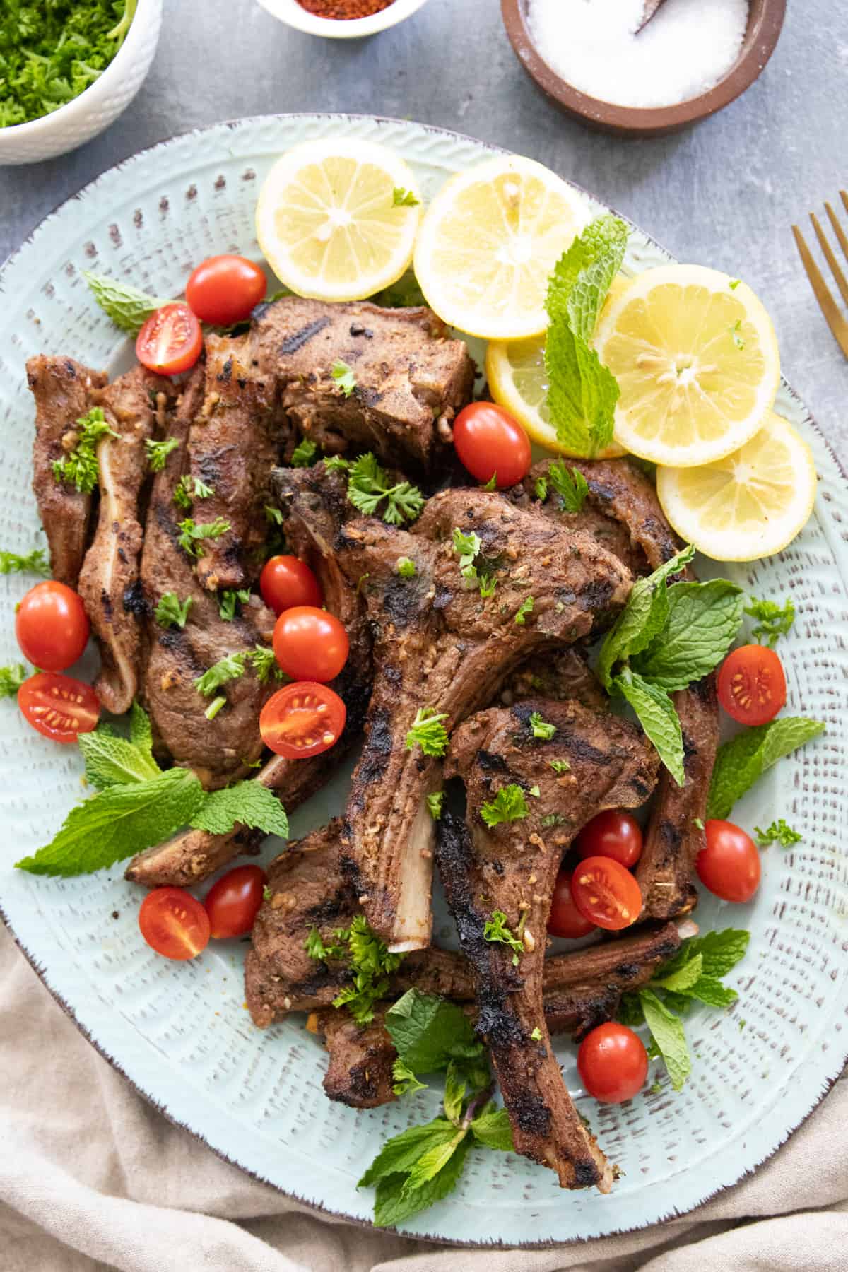 Easy Grilled Lamb Chops Recipe • Unicorns in the Kitchen