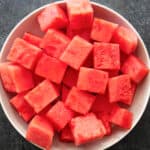 How to cut a watermelon.