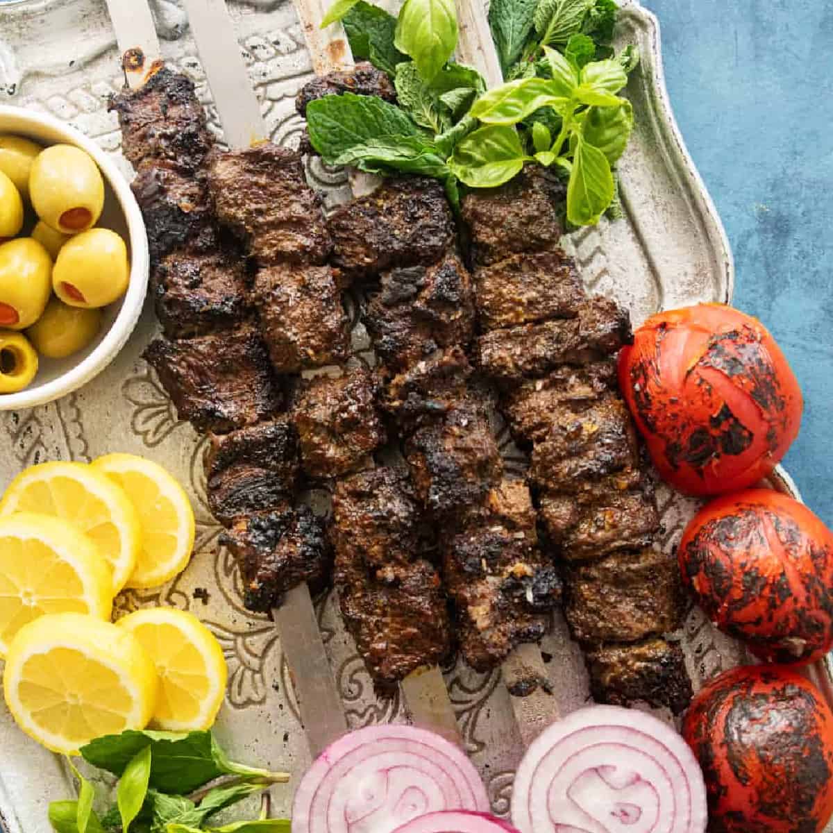 Kabob Torsh - Persian Pomegranate Walnut Kabobs