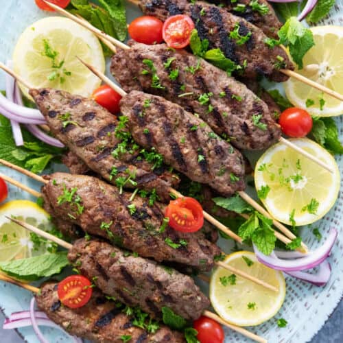 Grilled Kofta Kebab Recipe • Unicorns in the Kitchen
