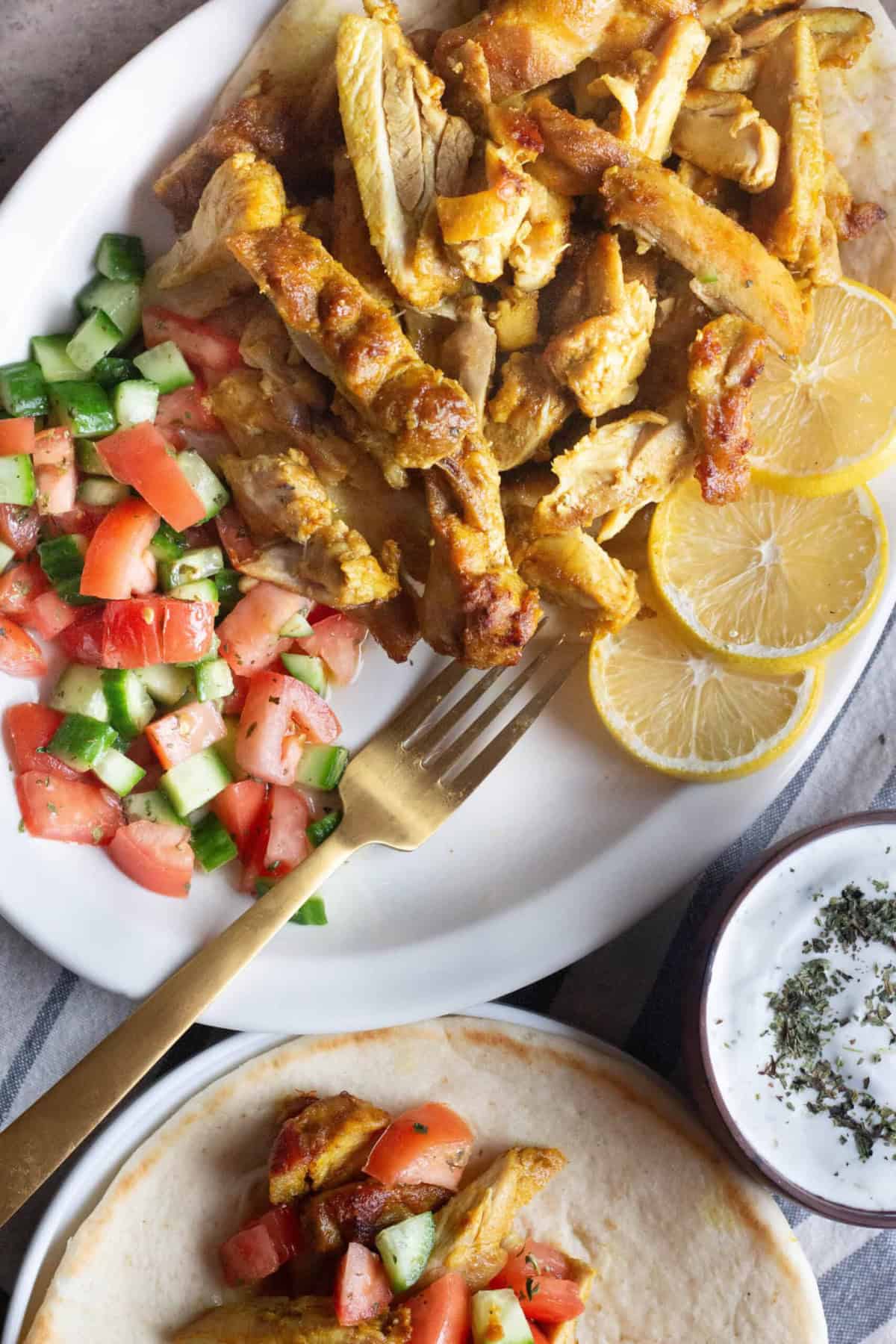 This platter is perfect for a family dinner.
