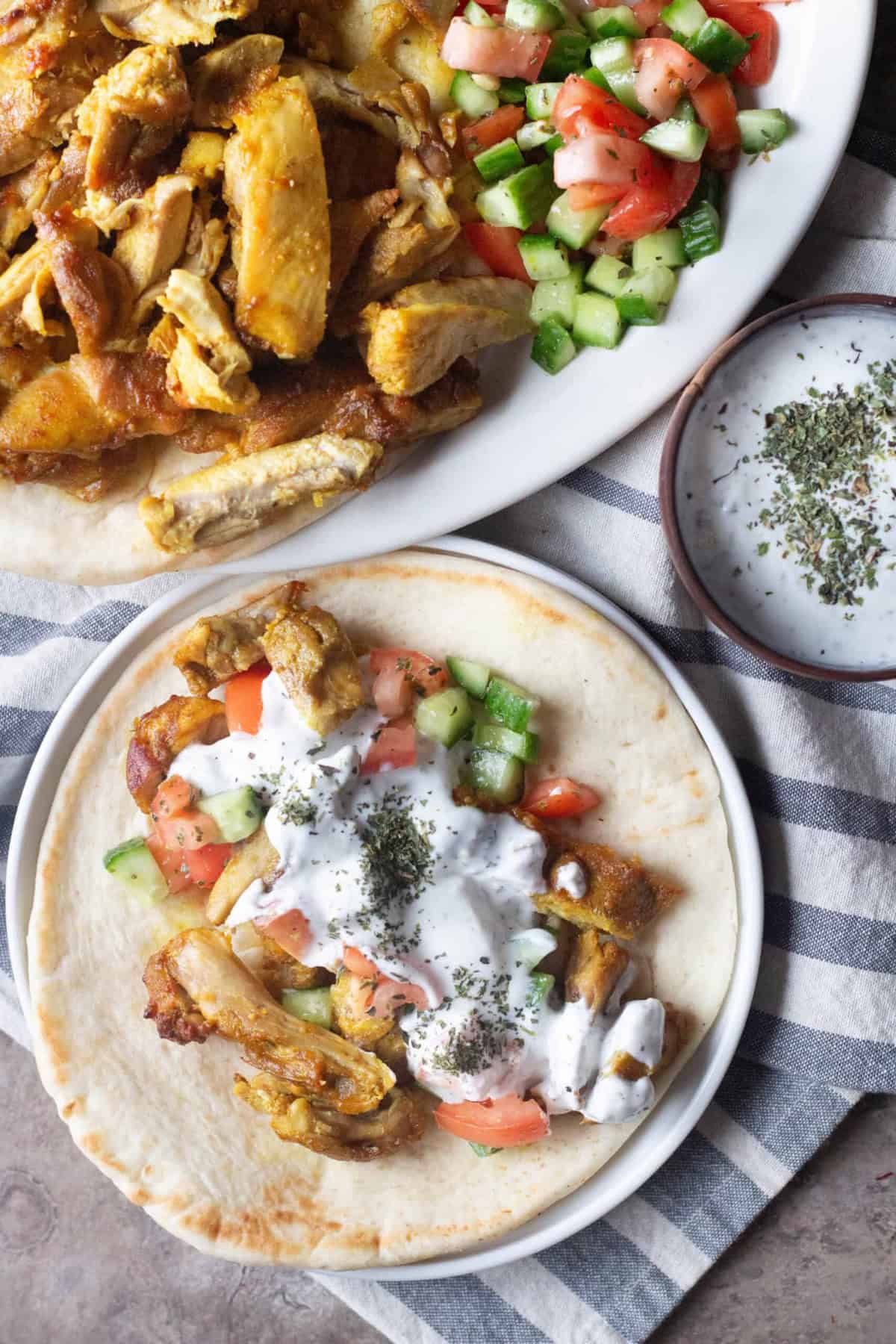 This platter is perfect for a family dinner.