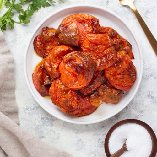 Easy Oven Roasted Tomatoes Recipe (Video) • Unicorns in the Kitchen