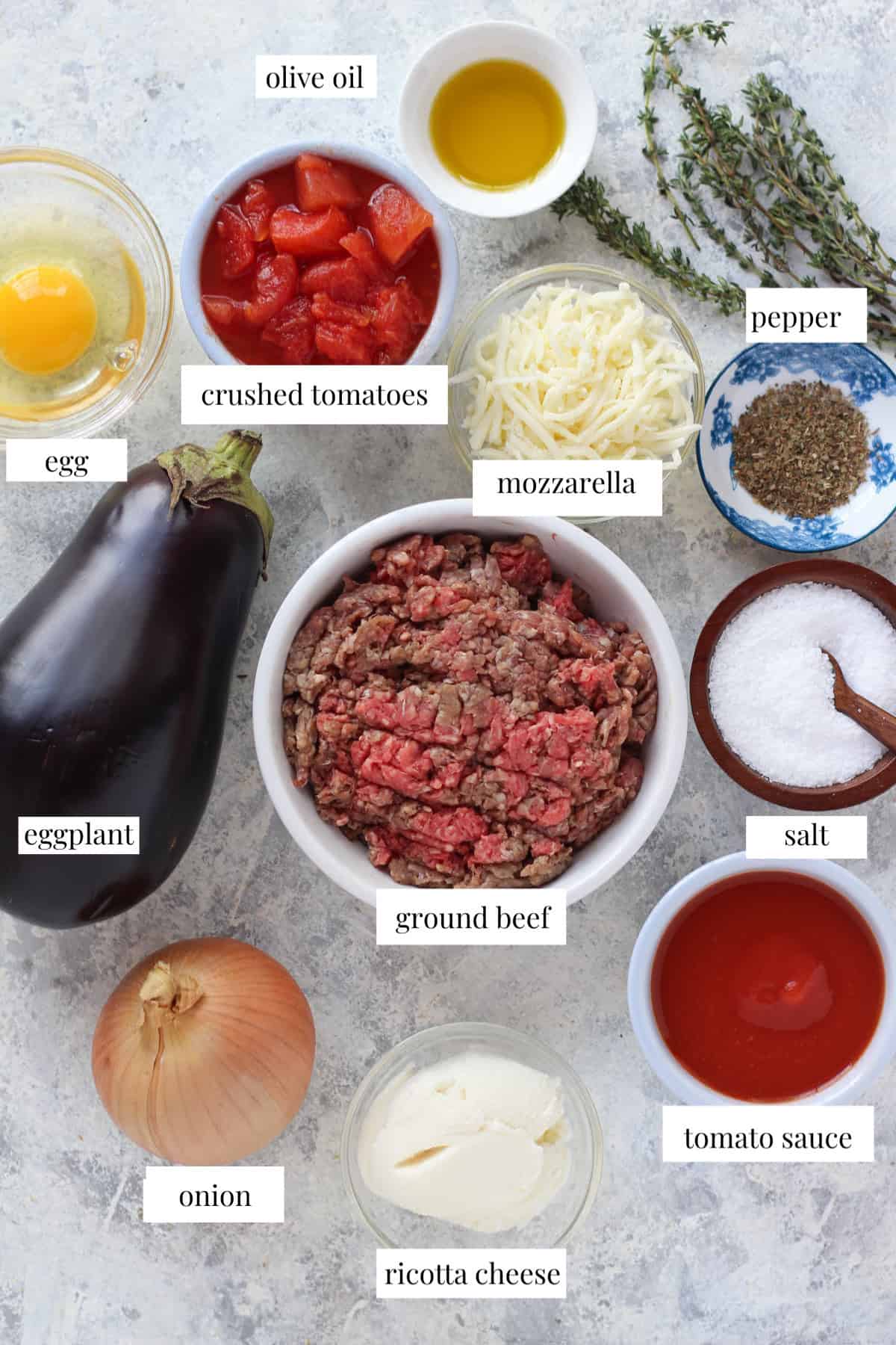 This eggplant lasagna is absolutely cheesy and rich in flavor with layers of eggplant, delicious meat sauce and 3 kinds of cheese! It's made without any noodles, so it's gluten free and low carb. This is a great recipe to use up those eggplants sitting in the fridge. Watch the video to see how to make this recipe, vegetarian option also included!