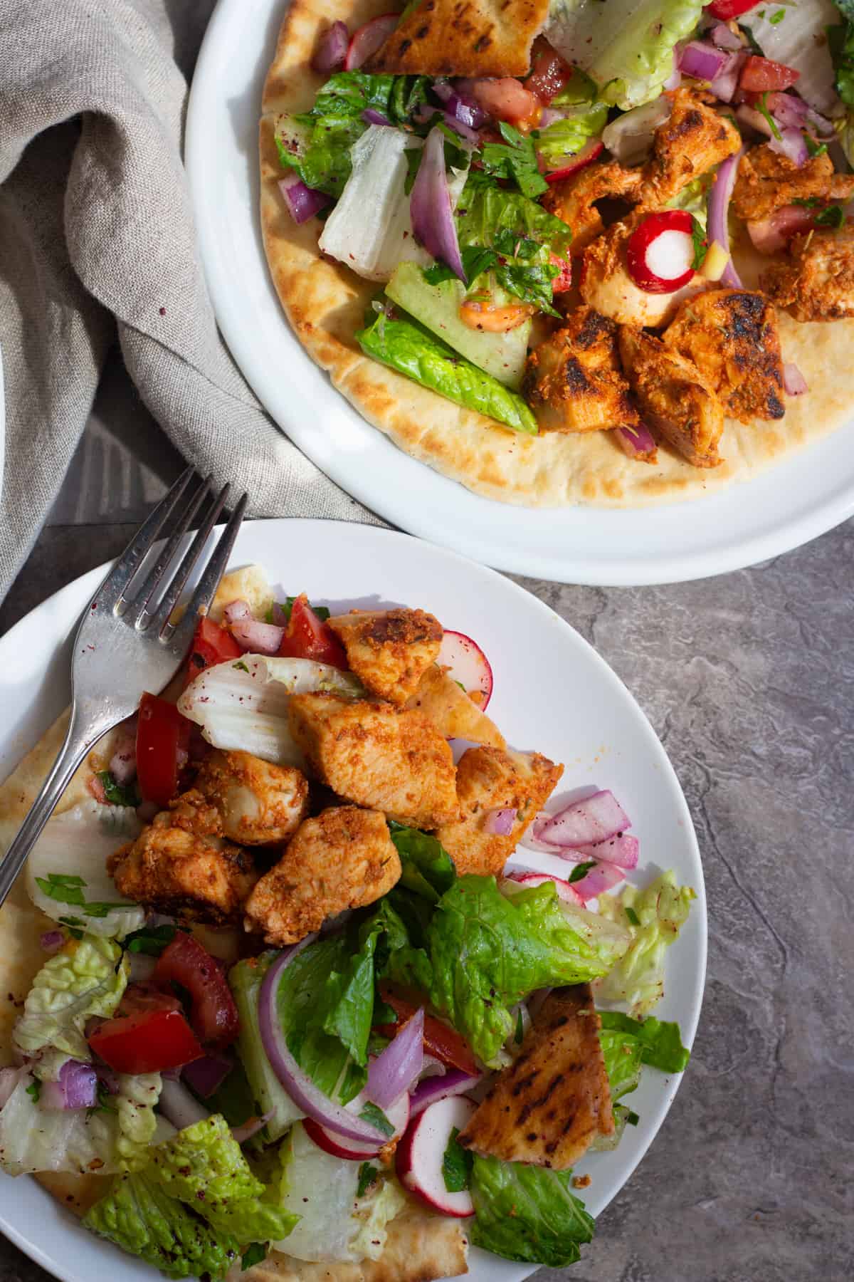Shish Taouk is Tender chicken marinated in yogurt, lemon and garlic which makes one delicious Middle Eastern meal for the family. 