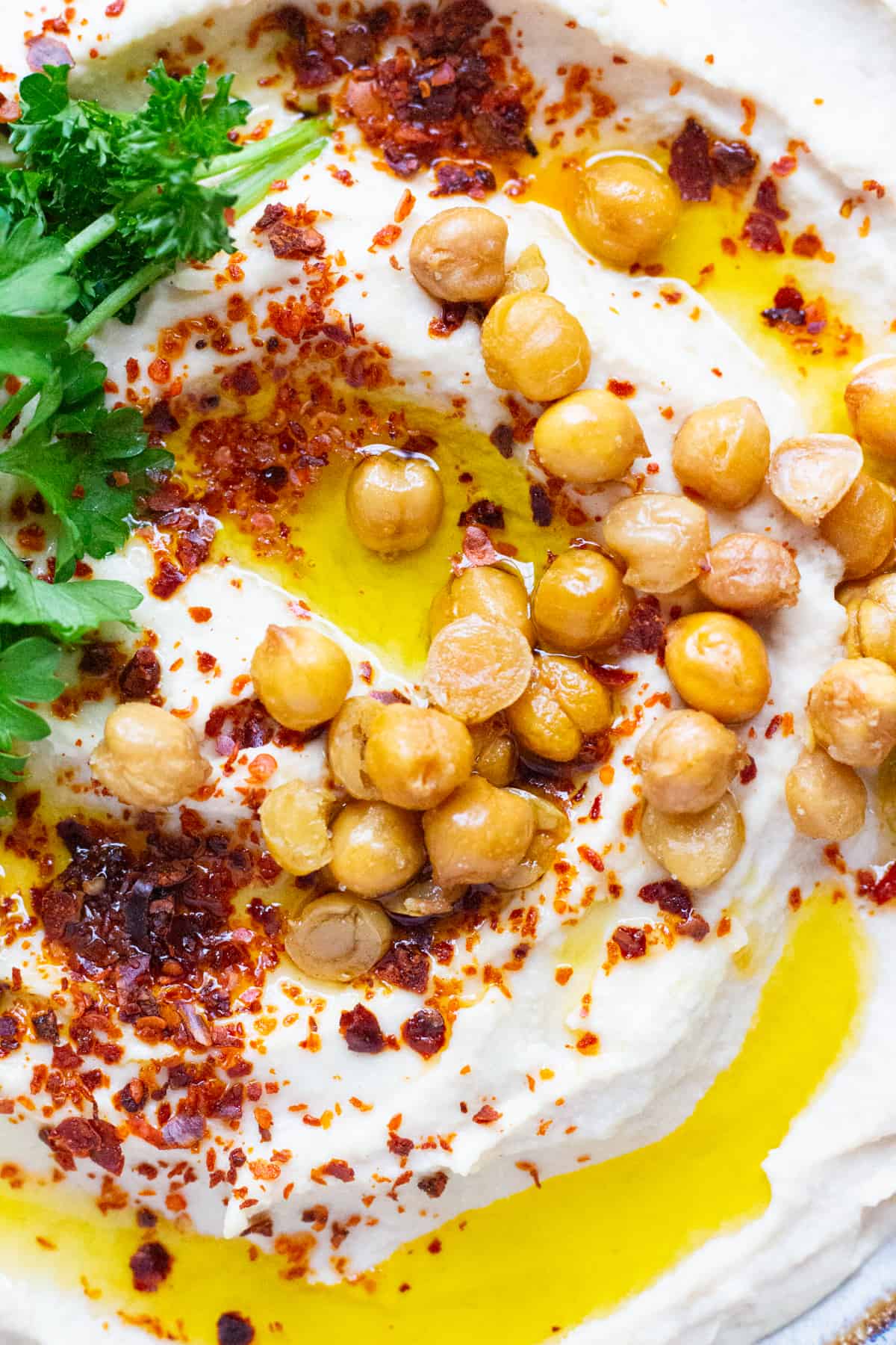 The ideal hummus is smooth, creamy and perfectly spreadable.