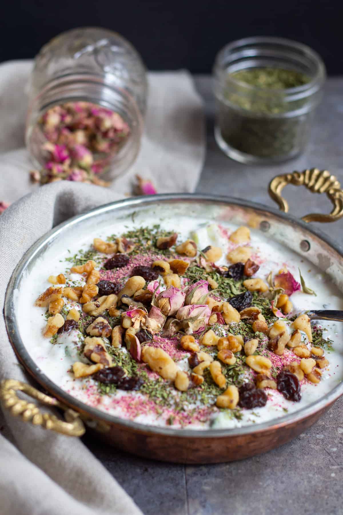 This Persian Yogurt Dip goes perfectly with grilled meat and rice dishes.
