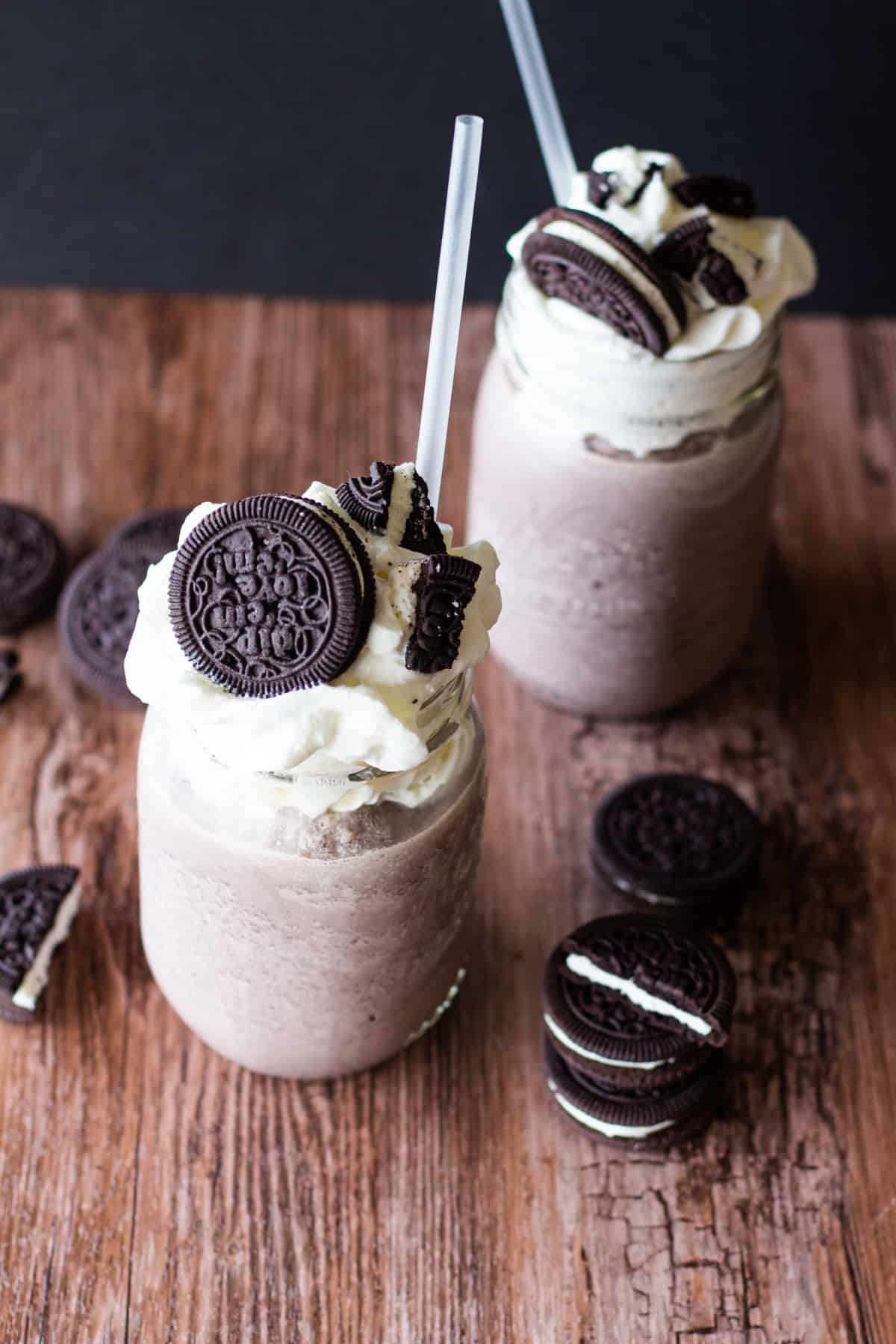 Have some Oreos? Ice cream? Make this Cookies and Cream Milkshake and have fun and flavor in every sip! It comes together in no time and is perfect for a hot day!