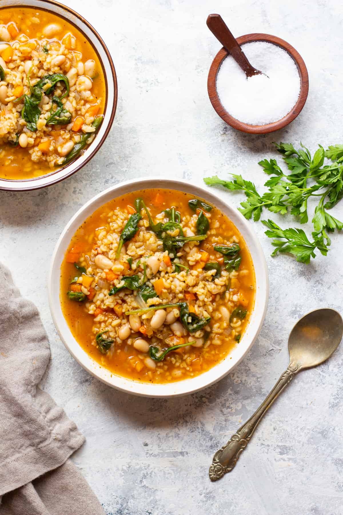 Quick and easy Instant pot vegetable soup with a Mediterranean twist. This pressure cooker soup recipe is perfect as a light dinner or lunch. Make sure to watch the video to learn how to make Mediterranean vegetable soup in instant pot.