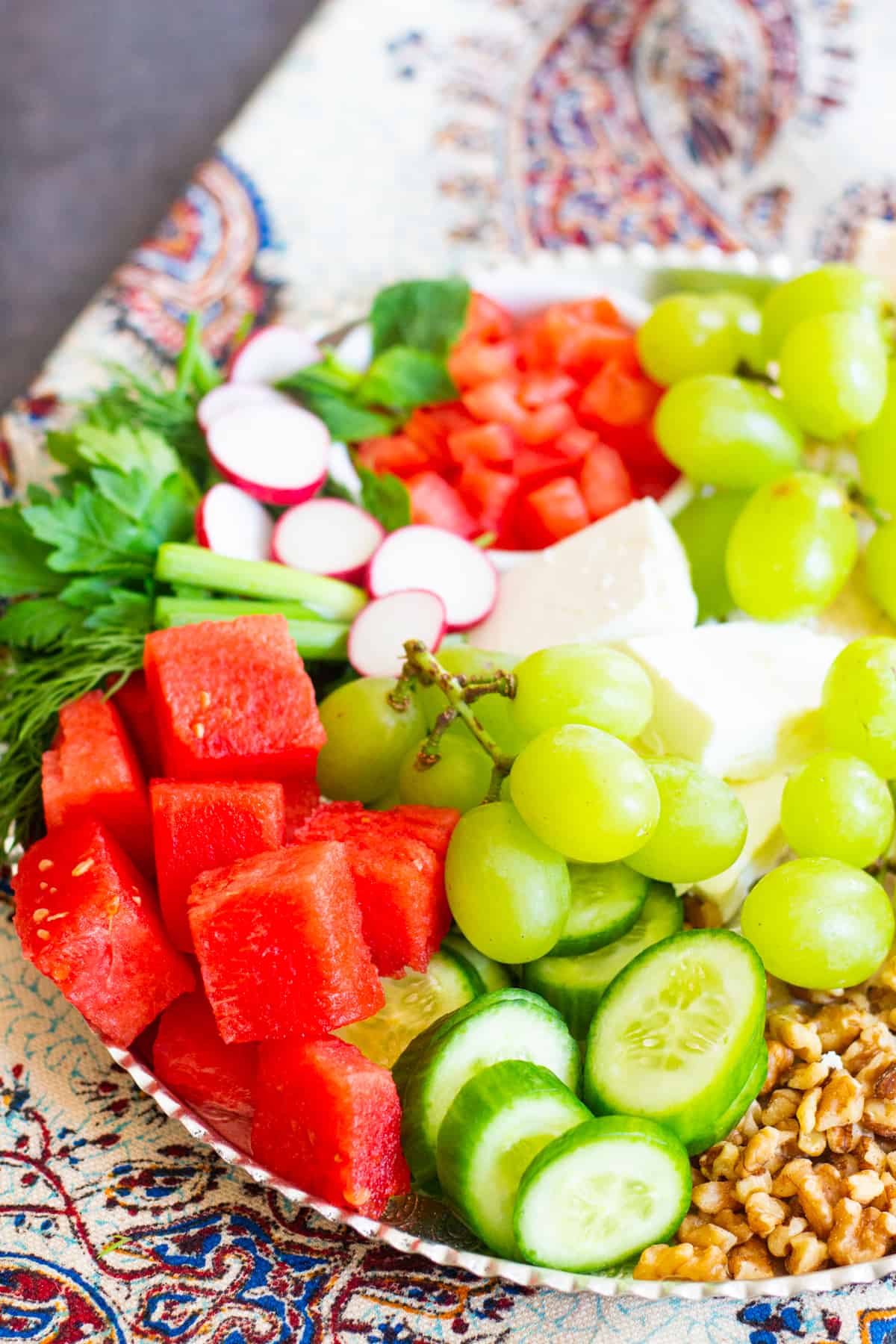 Watermelon is a great addition to the platter. 