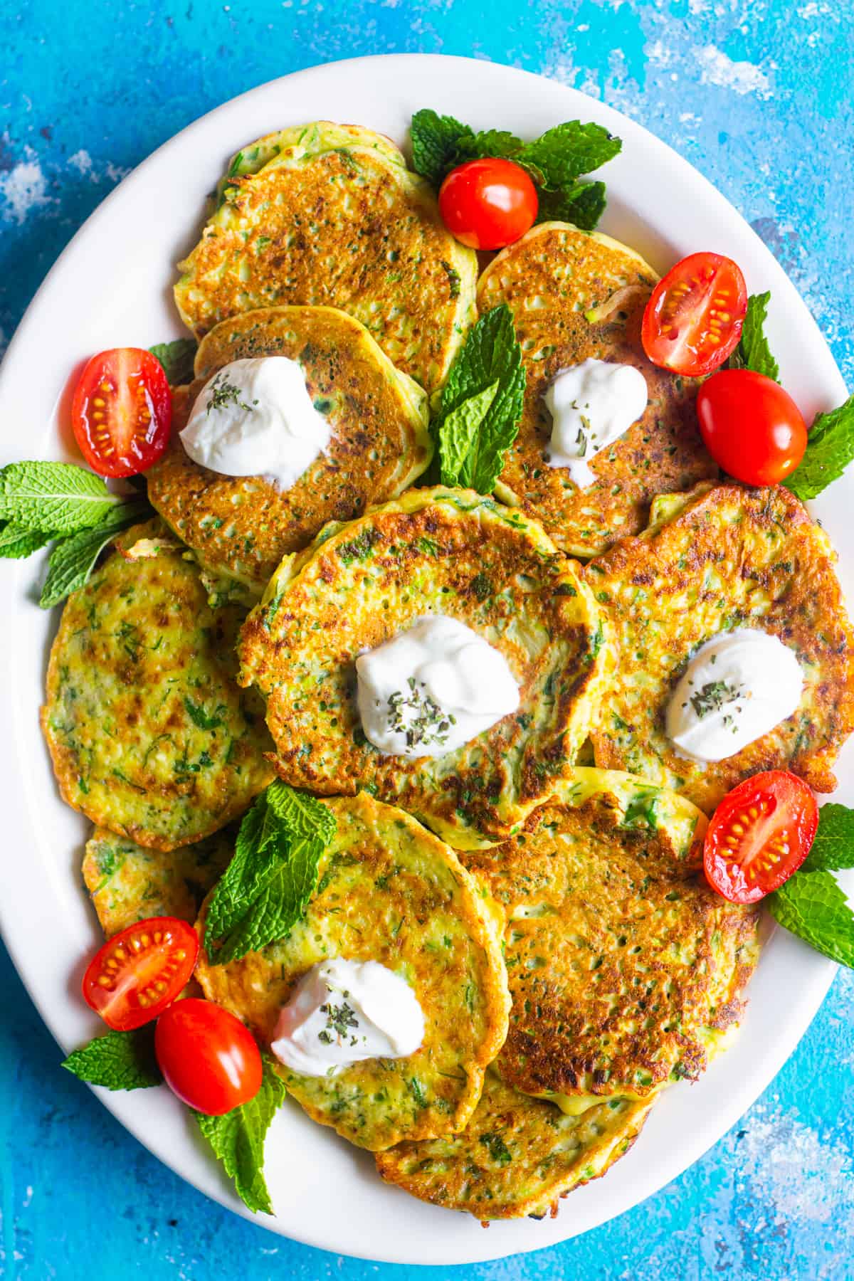Mucver is a classic Turkish appetizer that's made with zucchinis. 