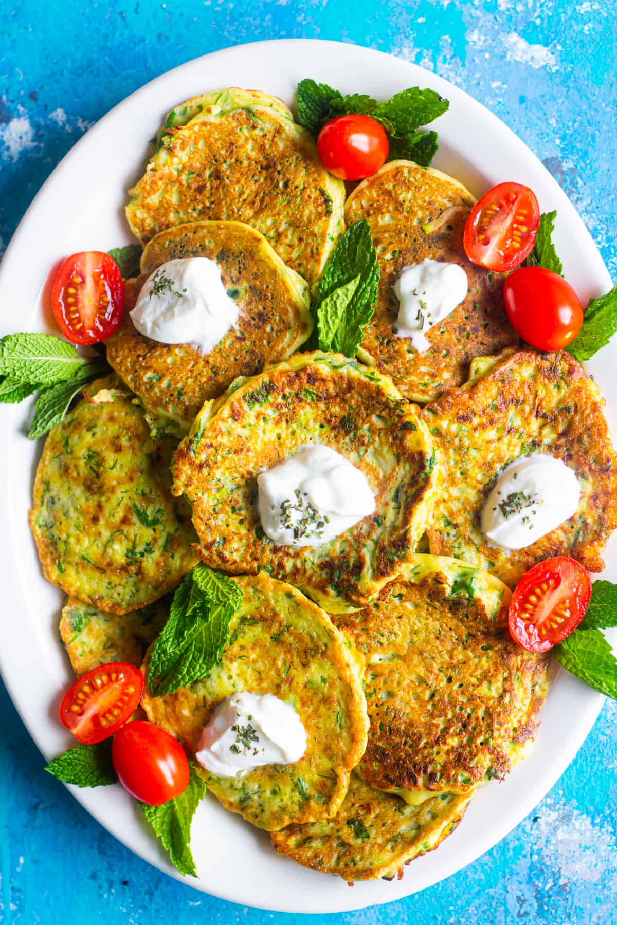 Mucver is a classic Turkish dish that's made with zucchinis.