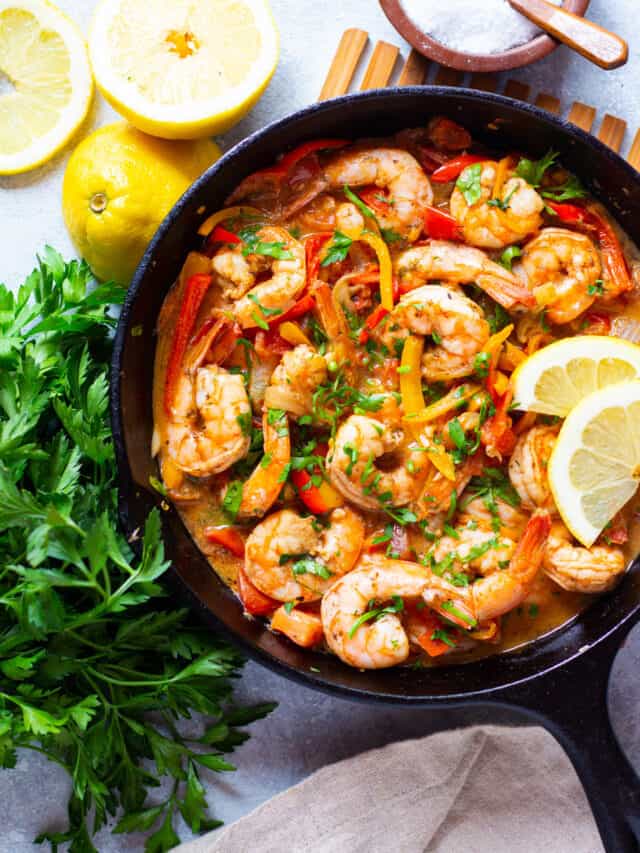 Easy Mediterranean Shrimp Recipe Story