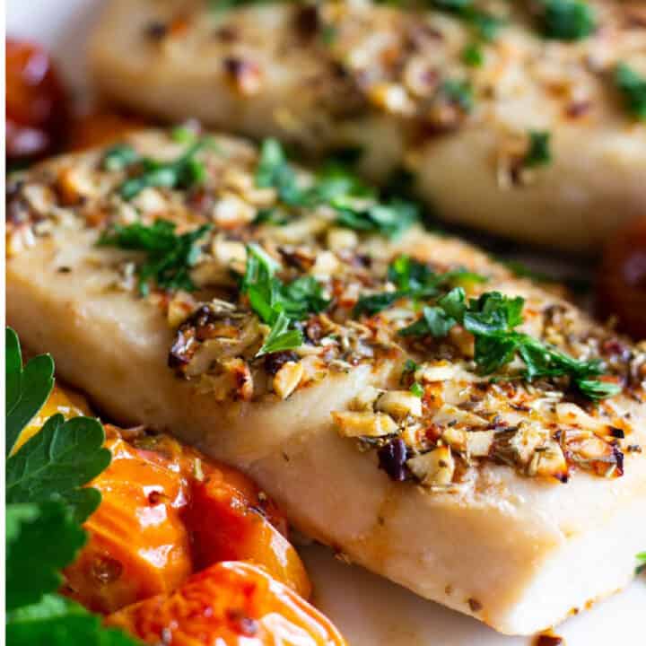 Greek Style Baked Mahi Mahi Recipe • Unicorns in the Kitchen