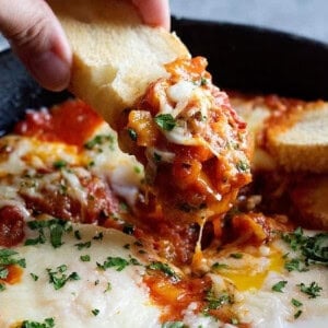 Italian baked eggs.