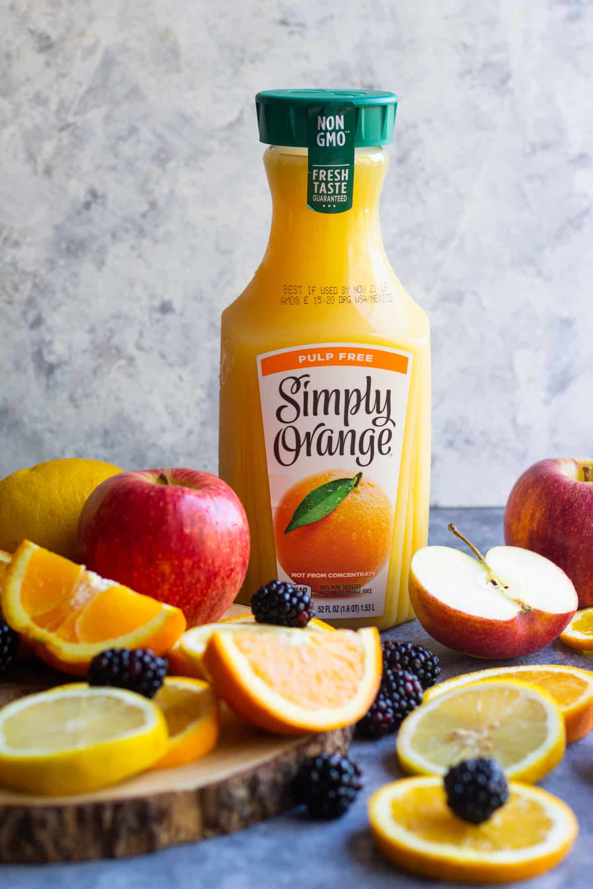 to make virgin sangria, you need orange juice and fruit. 