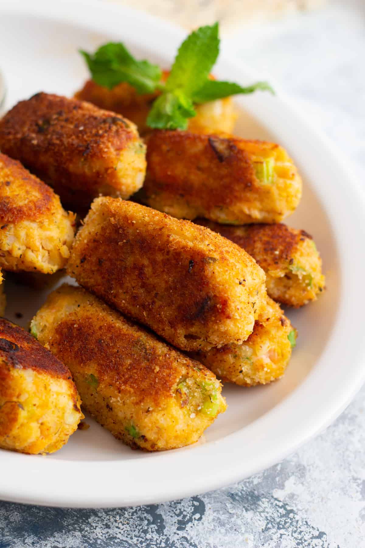 Salmon croquettes are easy to make and are the perfect appetizer. 
