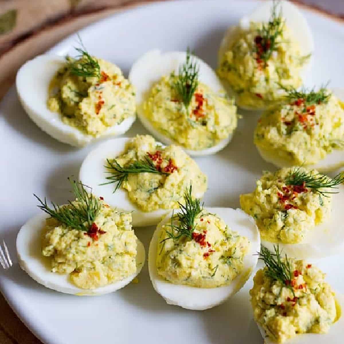 Mediterranean Deviled Eggs are the perfect twist on your favorite appetizer. The herbs and spices in this recipe make a refreshing dish that's quick and tasty!
