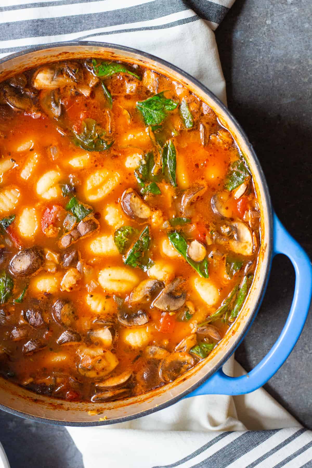 Sausage Gnocchi Soup is simple to make and is bursting with flavors. 