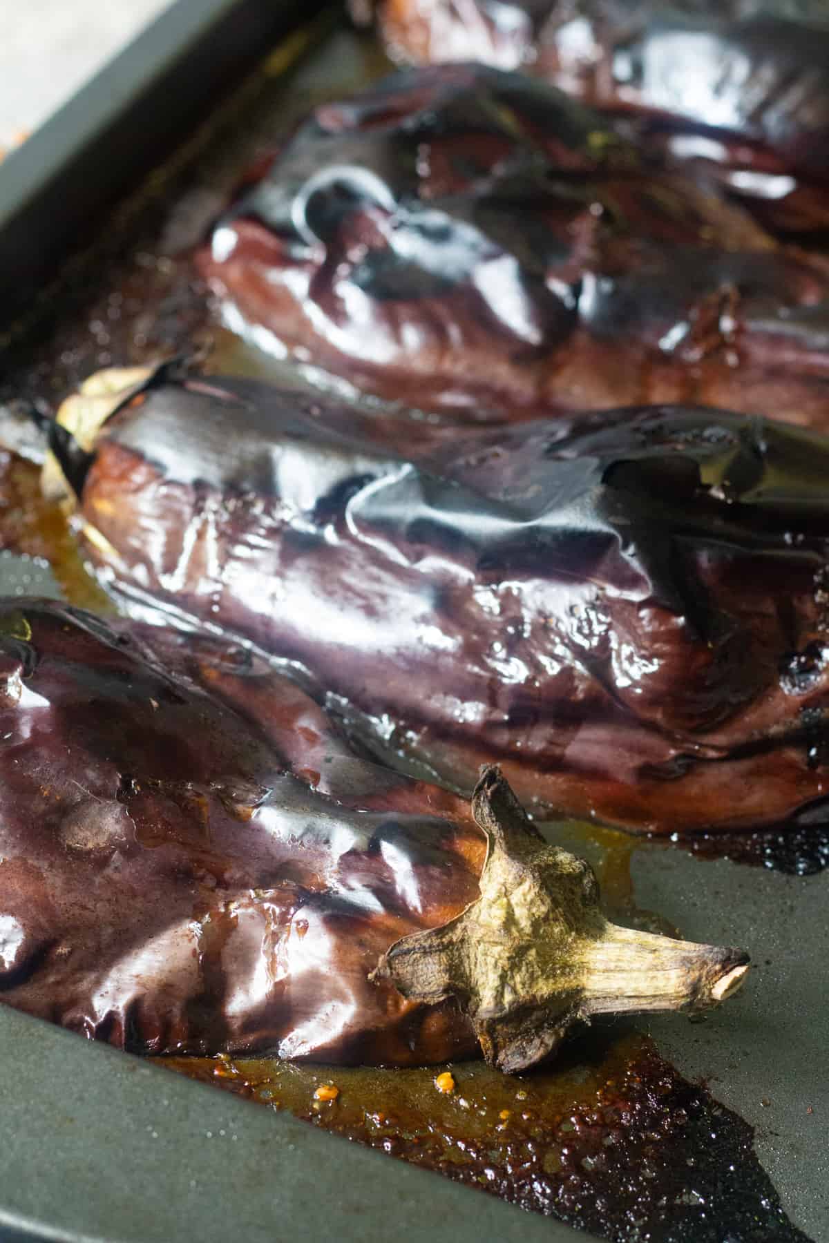This easy roasted eggplant recipe is great for any day of the week. Learn how to roast eggplants perfectly in the oven with all tips and tricks. 