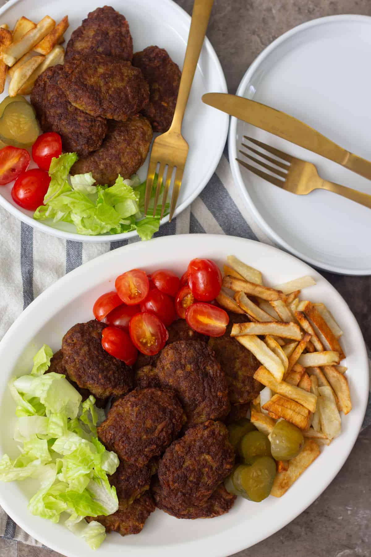 Kotlet aka Persian meat patties are one of a kind and an all-time favorite. They are crispy on the outside and juicy on the inside!