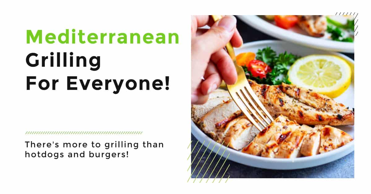 If you're tired of grilling burgers and hotdogs, I've got good news for you. The Mediterranean Grilling eCookbook is here to show you how to grill delicious food from fish and seafood to chicken and vegetables with amazing flavors. 