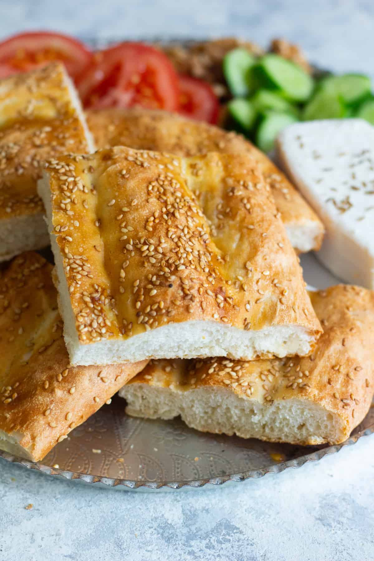 Nan barbari is a classic Persian bread that’s easy to make. With a nice crust and soft inside, this recipe results in a tasty homemade bread suitable for breakfast, lunch or dinner! 
