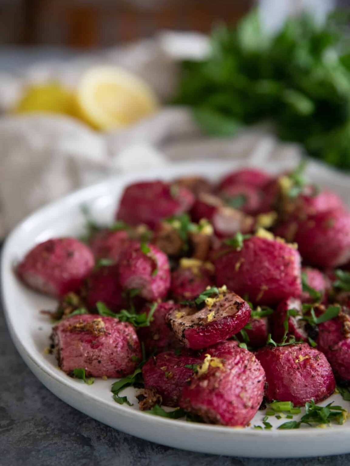 Roasted Radishes Recipe • Unicorns in the Kitchen