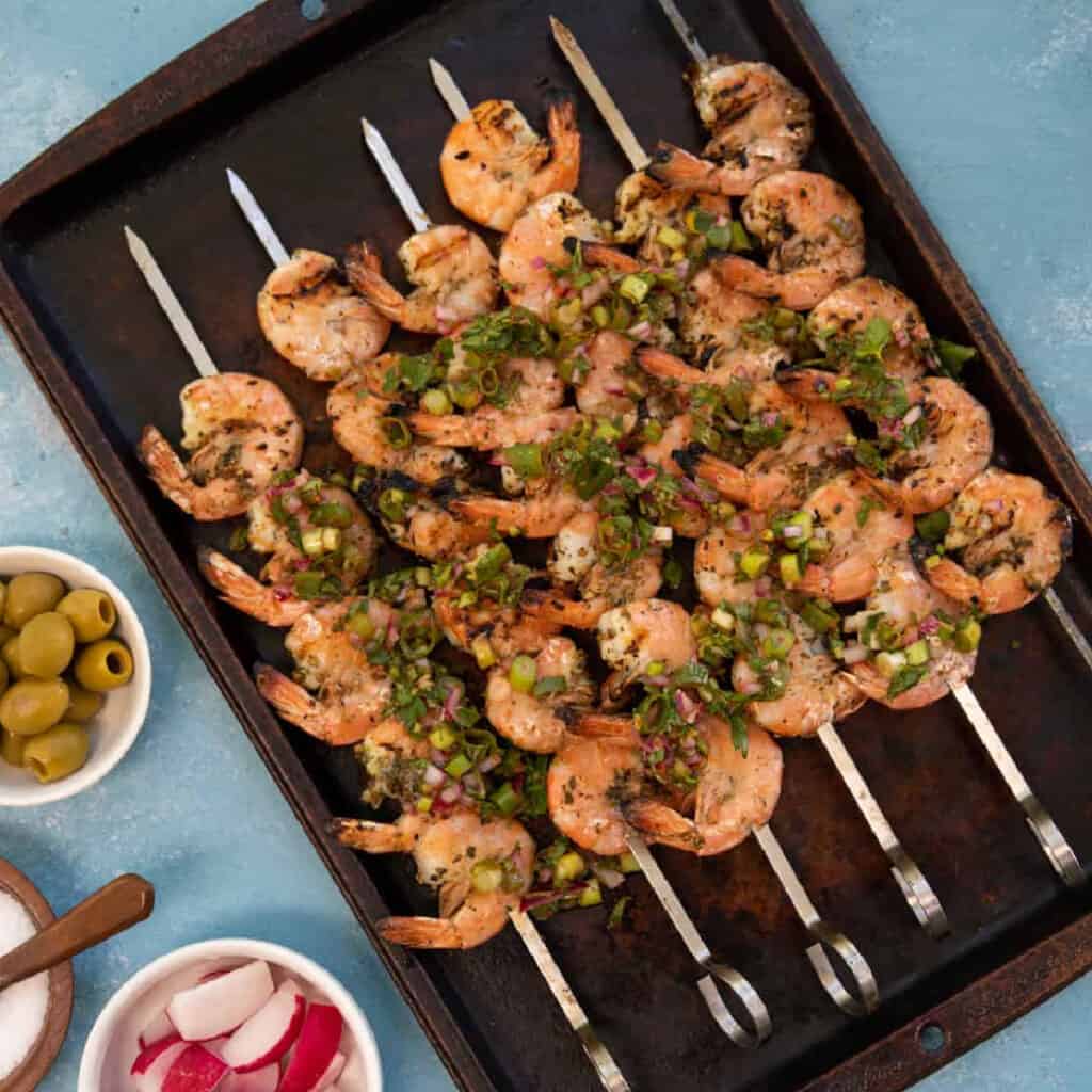 Best Grilled Shrimp Skewers • Unicorns in the Kitchen